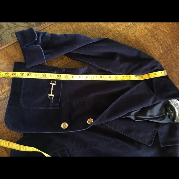 Talbots Navy Corduroy Blazer Size 4 NWOT - Picture 11 of 12